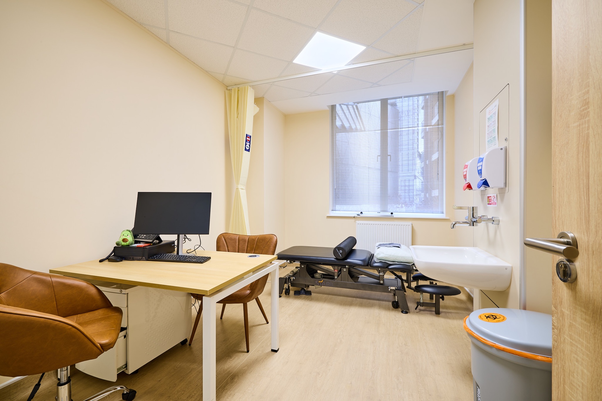 Consultation room at the new Drummond Hearing clinic within Visit Health